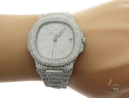 Patek Philippe Nautilus Diamond Stainless Steel Watch 58639 - Image 15