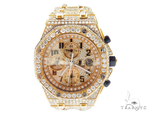 Pave Diamond Audemars Piguet Watch 42336 - Image 2