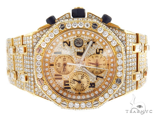 Pave Diamond Audemars Piguet Watch 42336 - Image 4