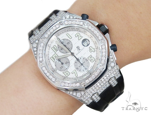 Pave Diamond Audemars Piguet Watch 42343 - Image 11