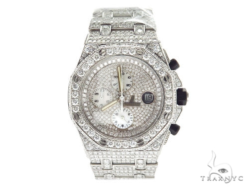 Pave Diamond Audemars Piguet Watch 42348 - Image 2