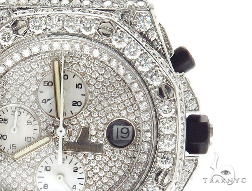 Pave Diamond Audemars Piguet Watch 42348 - Image 4