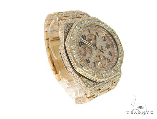 Pave Diamond Audemars Piguet Watch 49105 - Image 3