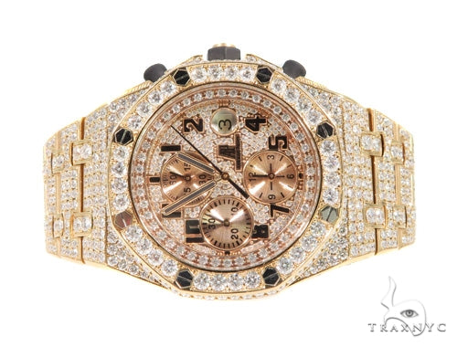 Pave Diamond Audemars Piguet Watch 49105 - Image 4