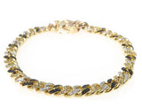 14K Gold Pave Diamond Bracelet 49162