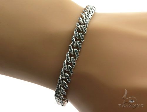 14K Gold Pave Diamond Bracelet, photo 6 of 6