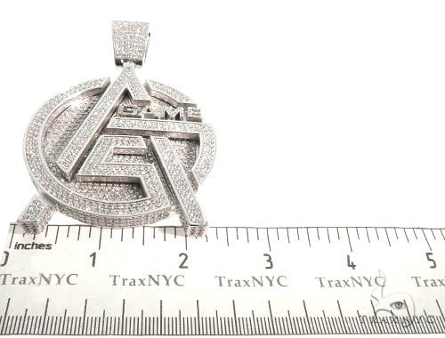 Pave Diamond Custom Made Gas Game Pendant 64003 - Image 9