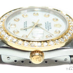 Pave Diamond Datejust Rolex Watch 41588 - Image 6
