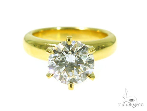 Pave Diamond Engagement Ring 48994 - Image 2