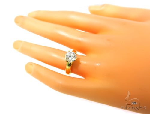 Pave Diamond Engagement Ring 48994 - Image 6