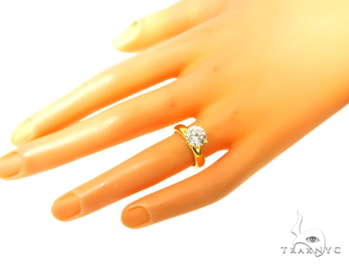 Pave Diamond Engagement Ring 48994 - Image 7