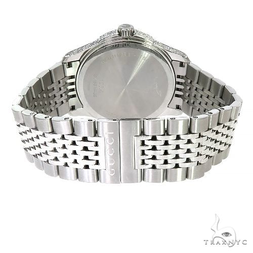 Pave Diamond G Timeless Collection Medium Version Gucci Watch 67256 - Image 5