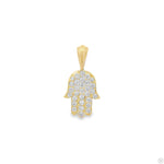Pave Diamond Hamsa Pendant - Small 70800 - Image 4