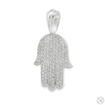 Pave Diamond Hamsa Pendant 70802 - Image 3
