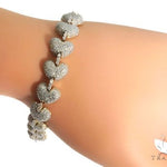Pave Diamond Heart Bracelet 63931 - Image 8