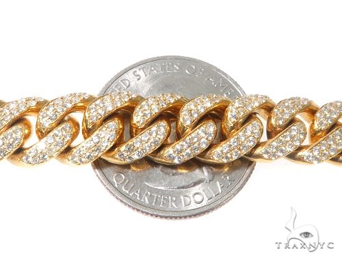 14K Gold miami cuban chain, 10 mm, photo 3 of 5