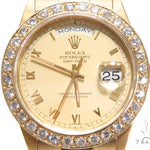 Pave Diamond Rolex Day Date Watch 41412 - Image 1