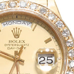 Pave Diamond Rolex Day Date Watch 41412 - Image 3