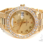 Pave Diamond Rolex Day Date Watch 41412 - Image 5