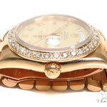 Pave Diamond Rolex Day Date Watch 41412 - Image 6