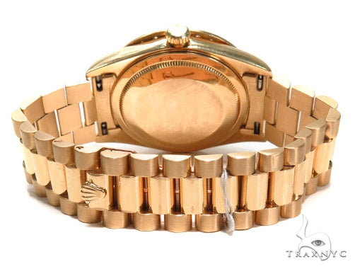 Pave Diamond Rolex Day Date Watch 41412 - Image 9