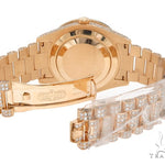 Pave Diamond Rolex Day Date Watch 42350 - Image 11