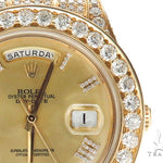 Pave Diamond Rolex Day Date Watch 42350 - Image 5