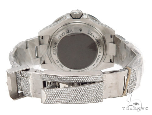 Pave Diamond Rolex Deepsea Watch 42352 - Image 11