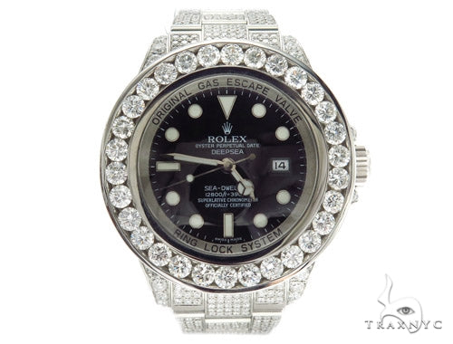 Pave Diamond Rolex Deepsea Watch 42352 - Image 2