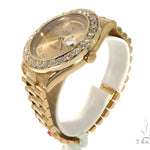 Pave Diamond Rolex Oyster Perpetual Day-Date Watch 49178 - Image 5