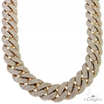 Pave Diamond Solid Miami Cuban 24 Inches 15.5mm   68240 - Image 1