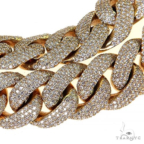 Pave Diamond Solid Miami Cuban 24 Inches 15.5mm   68240 - Image 6