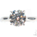 Pave Diamond Solitaire Engagement Ring 44605 - Image 2
