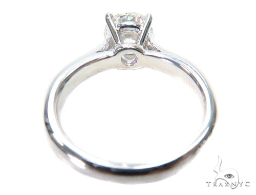 Pave Diamond Solitaire Engagement Ring 44605 - Image 5