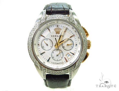 Pave Diamond Versace Watch M9A99D002 S497 37409 - Image 2