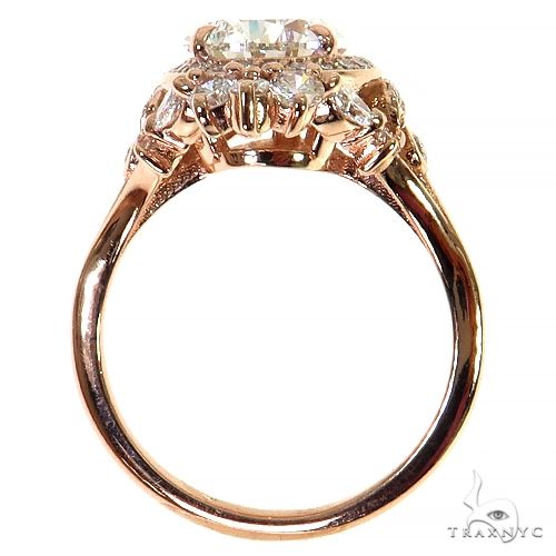 Pear Shape Diamond Engagement Ring (Lab) 68365 - Image 5