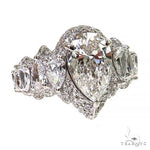Pear Shape Diamond Engagement Ring (Lab) 68460 - Image 2