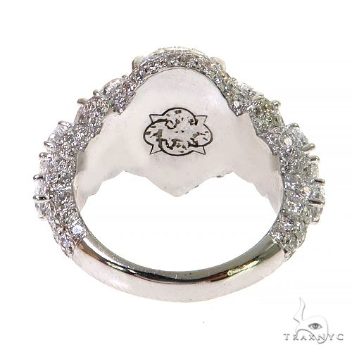 Pear Shape Diamond Engagement Ring (Lab) 68460 - Image 4