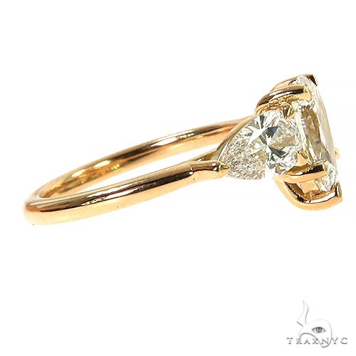 Pear Shape Diamond Engagement Ring (Lab) 69648 - Image 3