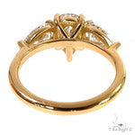 Pear Shape Diamond Engagement Ring (Lab) 69648 - Image 4