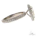 Pear Shape Halo Diamond Engagement Ring 68835 - Image 3