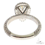 Pear Shape Halo Diamond Engagement Ring 68835 - Image 4