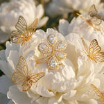 Pear Blossom Halo Ring 71617