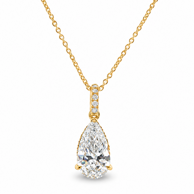 Pear Radiance Diamond Necklace 71850