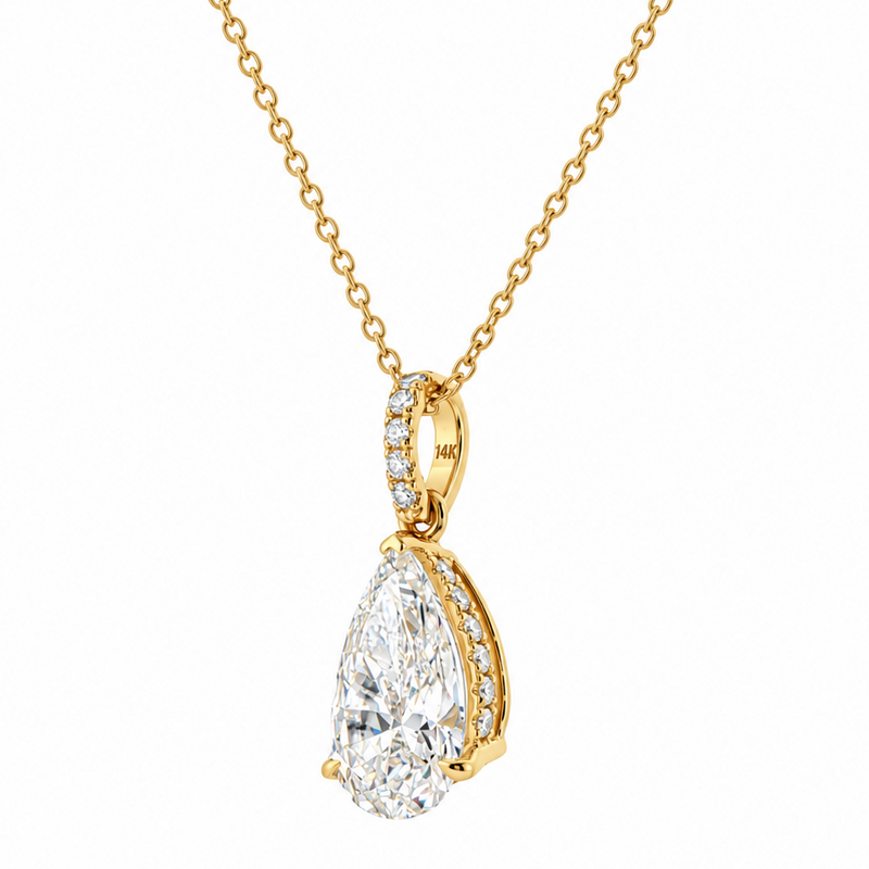 Pear Radiance Diamond Necklace 71850