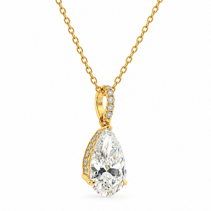 Pear Radiance Diamond Necklace 71850