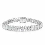 Pear Shape Tennis Bracelet 7.70mm 71681