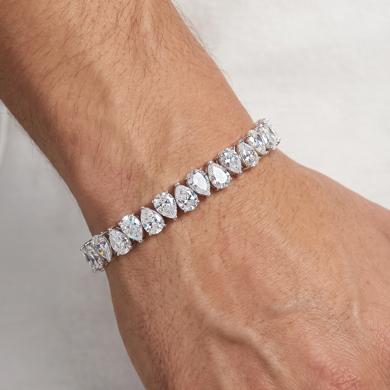 Pear Shape Tennis Bracelet 7.70mm 71681