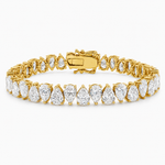 Pear Shape Tennis Bracelet 7.70mm 71681
