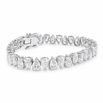 Pear Shape Tennis Bracelet 7.70mm 71681